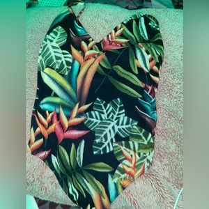 Blue Tropical Bodysuit.